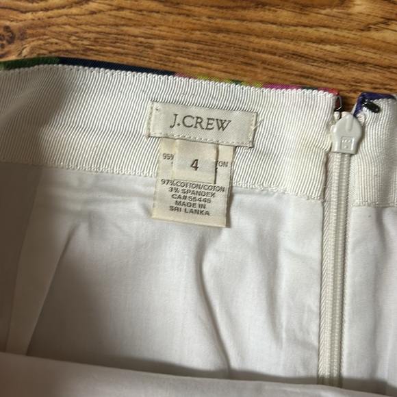 J.CREW Floral Print Women's Skirt Size 4 - Picture 2 of 10